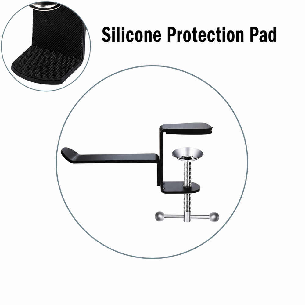 Headset Stand - Creative Metal Headphone Stand Black Stable