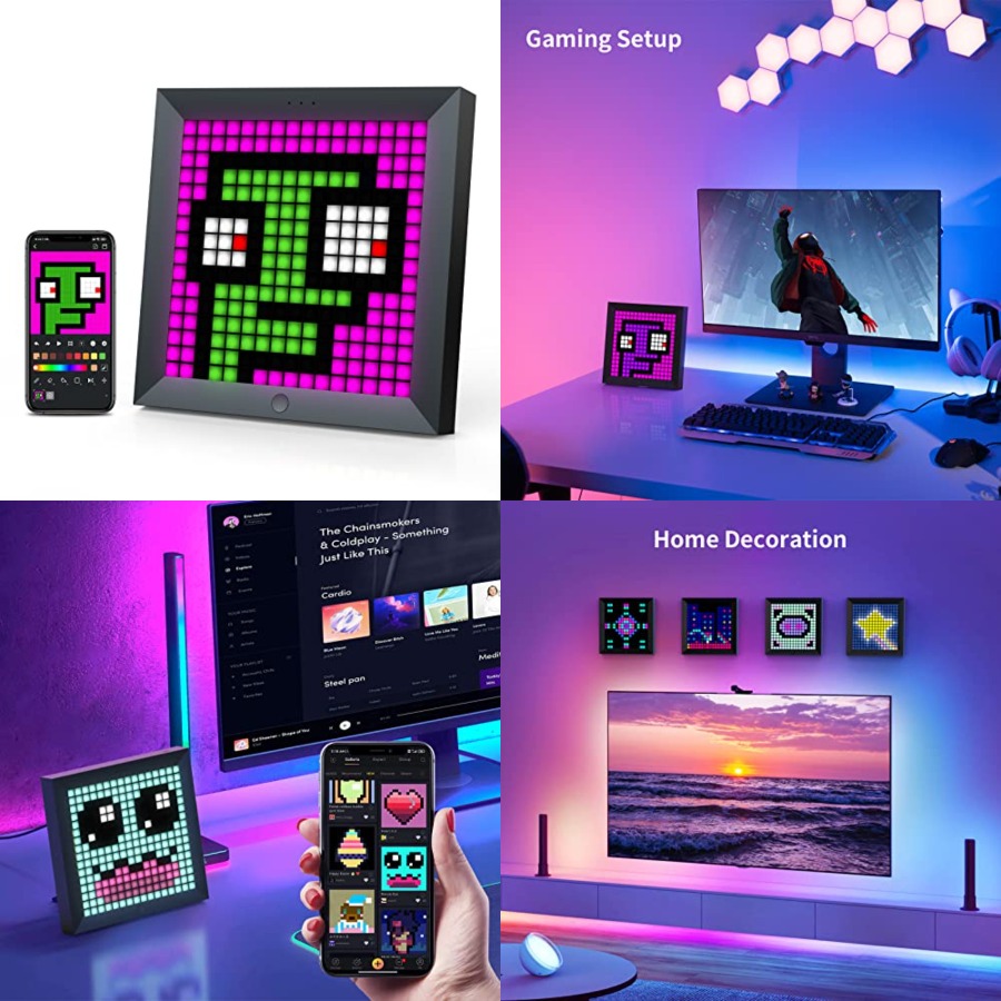 Gaming Controller - LED Light Pixel Display Panel Suit