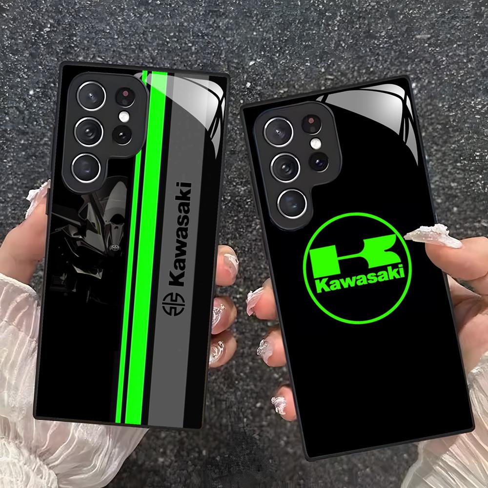 Pc Case Tempered Glass - Hot motorcycle K-kawasakisES Phone Case For