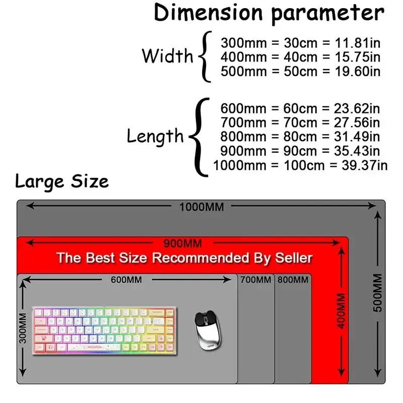 Blue Mouse Pad Large Playmat C - Pc Gaming Sultan ulasan dan harga