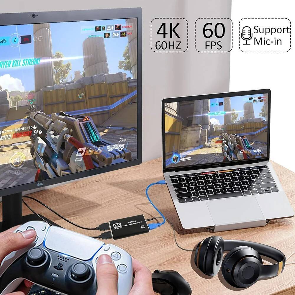 4K HDMI-Compatible to USB 3.0  - Sound Card Usb ulasan dan harga