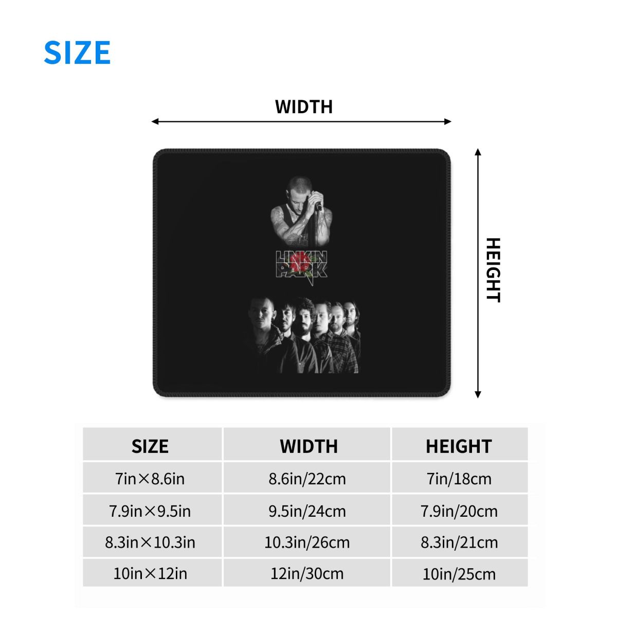 Multi-size Mouse Pad L-Linkin  - Pc Gaming Sultan ulasan dan harga