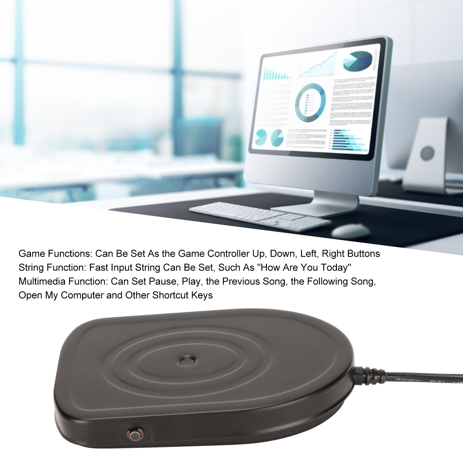 Gaming Foot Pedal Multi Functi - Gaming Controller ulasan dan harga