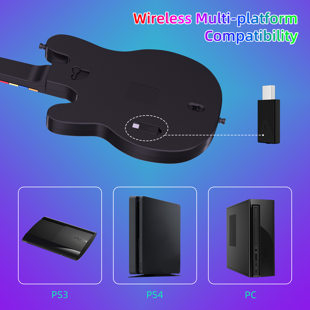 2.4G Wireless Guitar Controlle - Joystick Pc Gaming ulasan dan harga