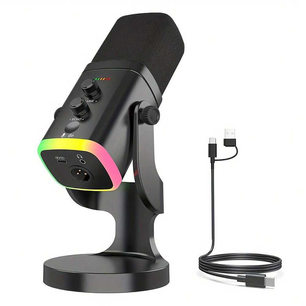 XLR/USB Dynamic Microphone for - Pc Gaming Youtube ulasan dan harga