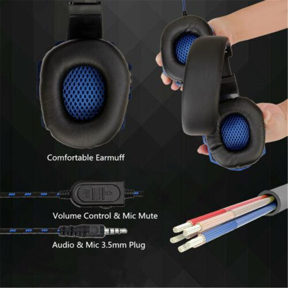 Wired Gaming Headphones for PS - Pc Gaming Earbuds ulasan dan harga