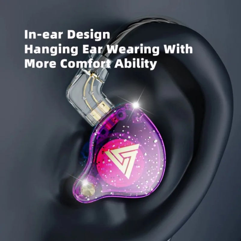 QKZ AK6 Copper Driver Wired Ea - Pc Gaming Earbuds ulasan dan harga