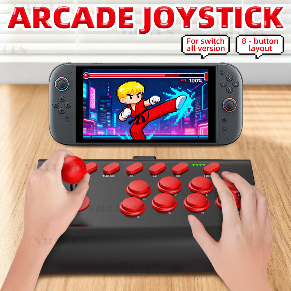 8-Button Arcade Stick For Nint - Joystick Pc Gaming ulasan dan harga