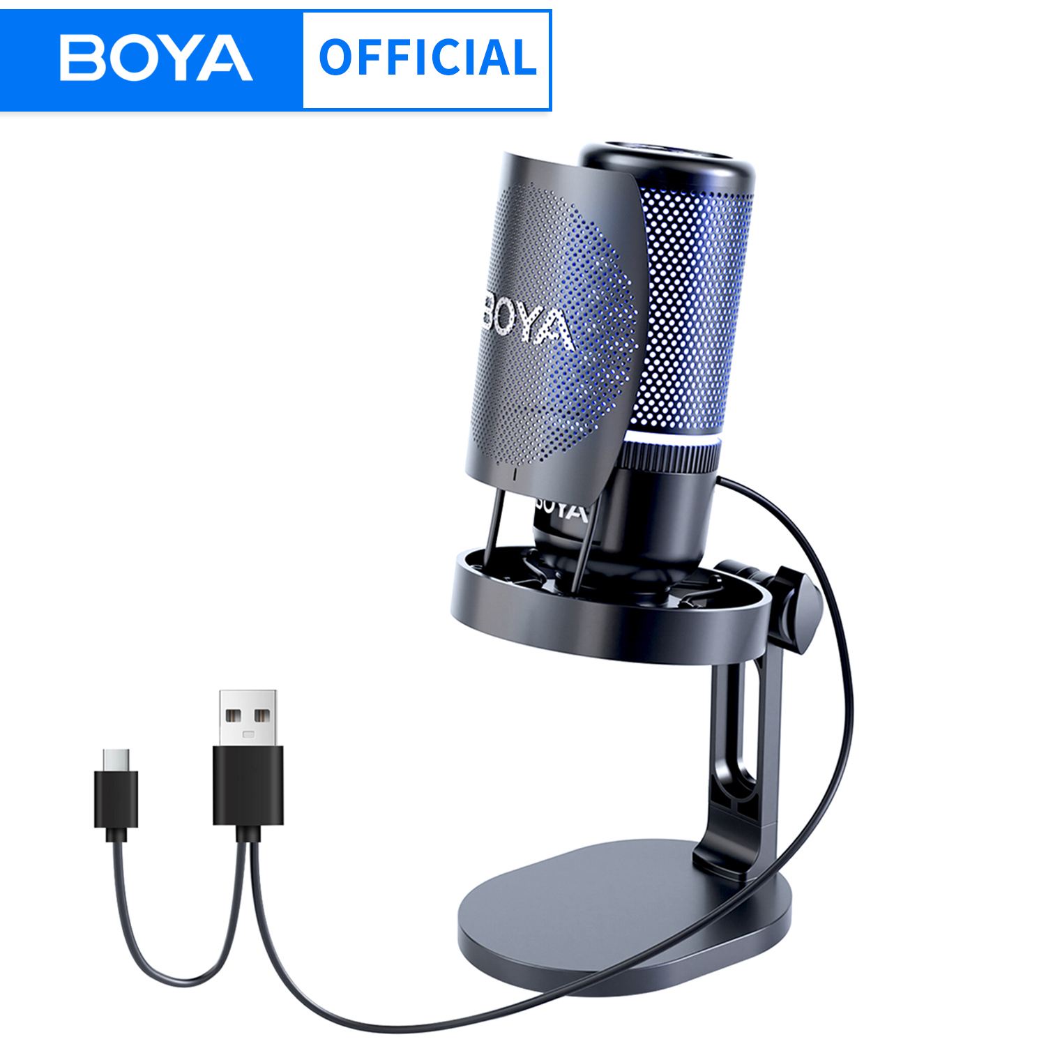 BOYA K3 K9 USB Gaming Micropho - Pc Gaming Youtube ulasan dan harga