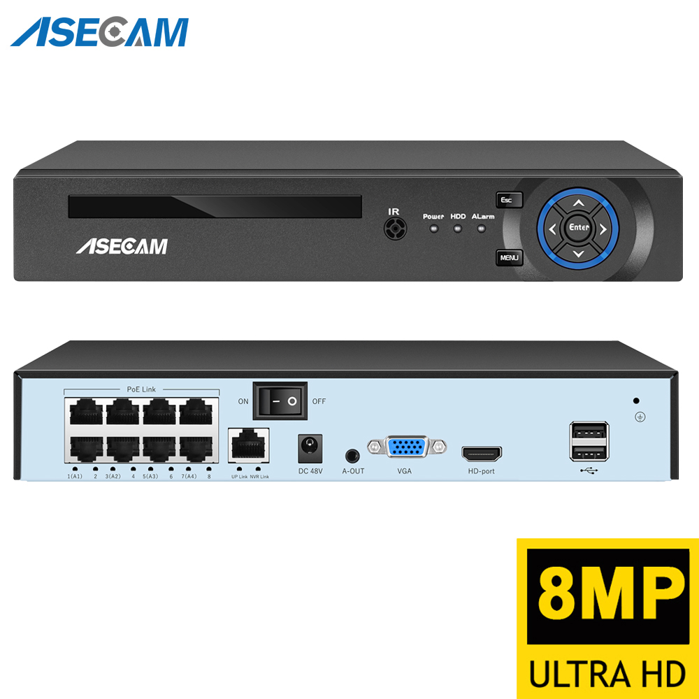 Super 8MP POE NVR Video Record - Webcam 4K ulasan dan harga