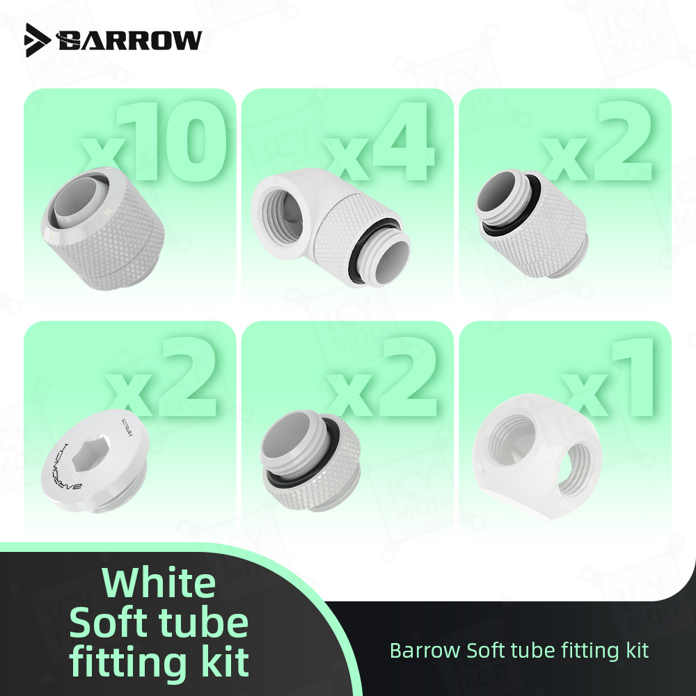 Barrow Soft Tube Connector Kit - Pc Gaming Youtube ulasan dan harga