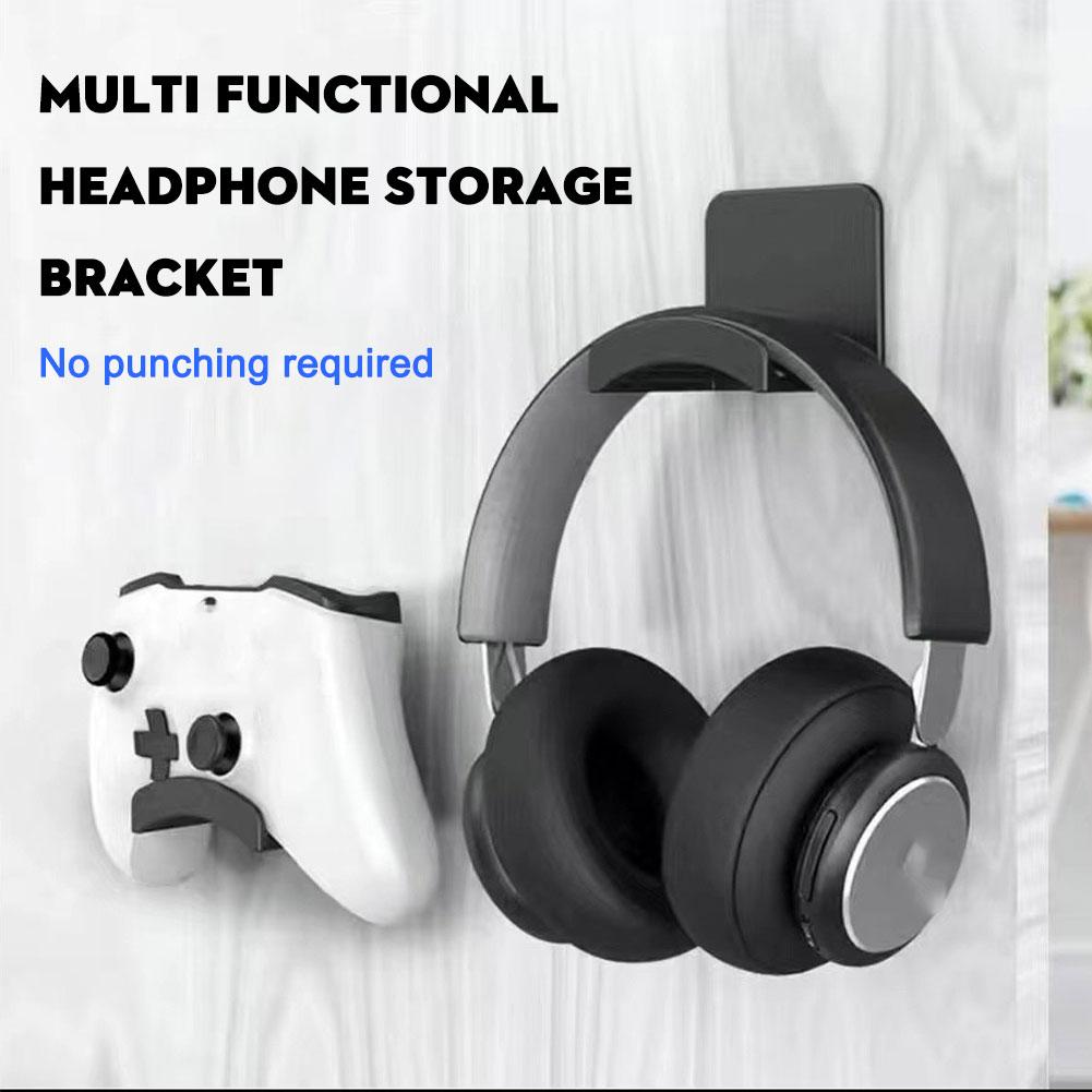 2Pcs Universal Plastic Wall Mo - Headset Stand ulasan dan harga