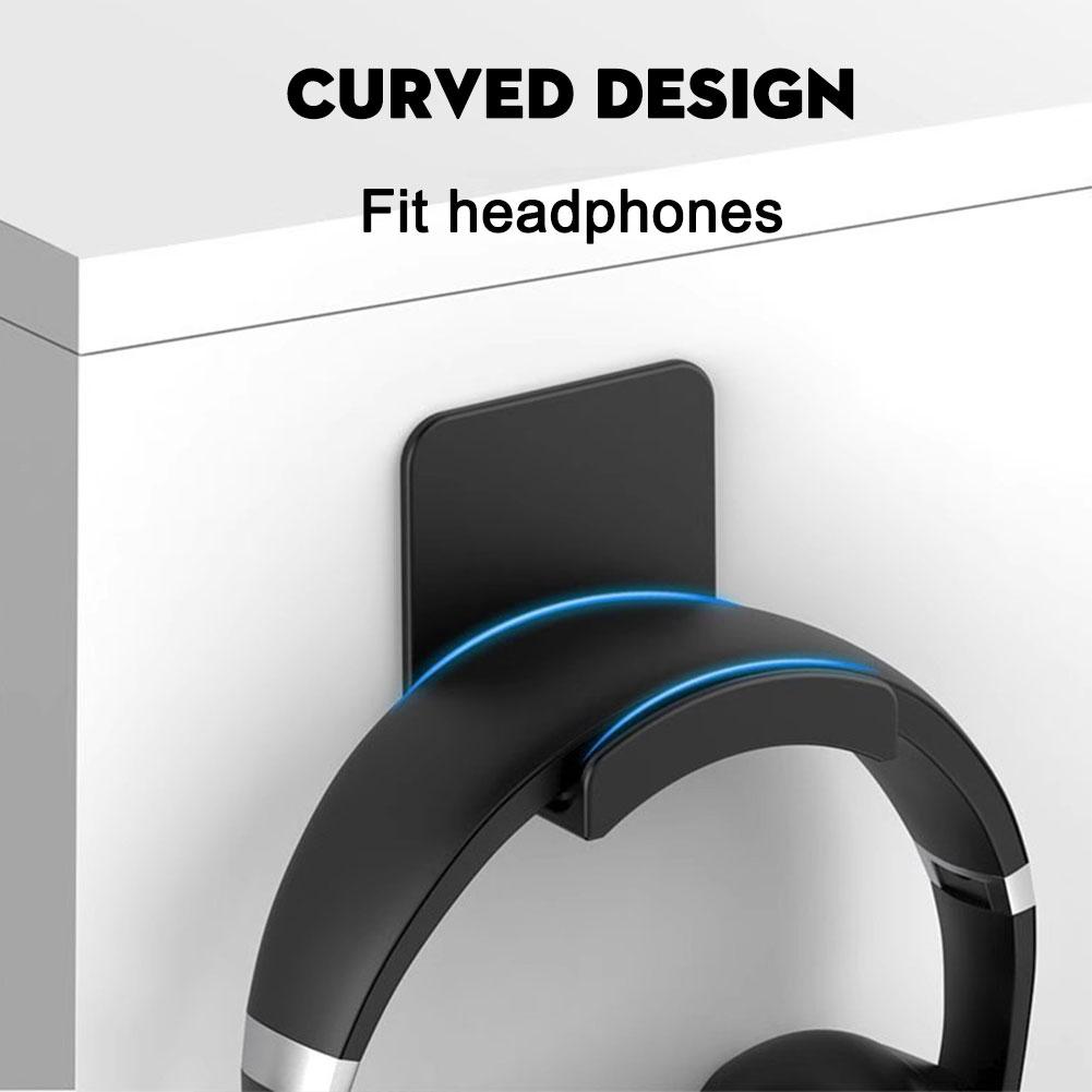 2Pcs Universal Plastic Wall Mo - Headset Stand ulasan dan harga