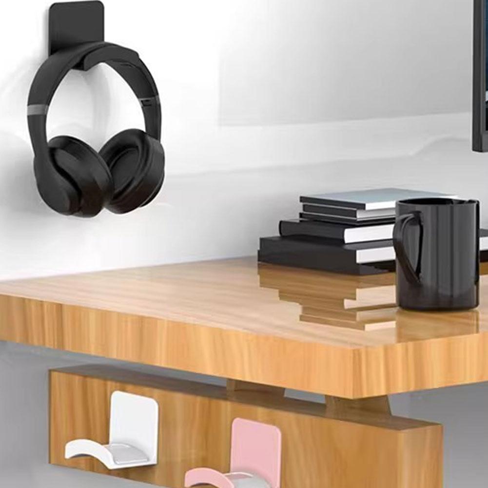 2Pcs Universal Plastic Wall Mo - Headset Stand ulasan dan harga