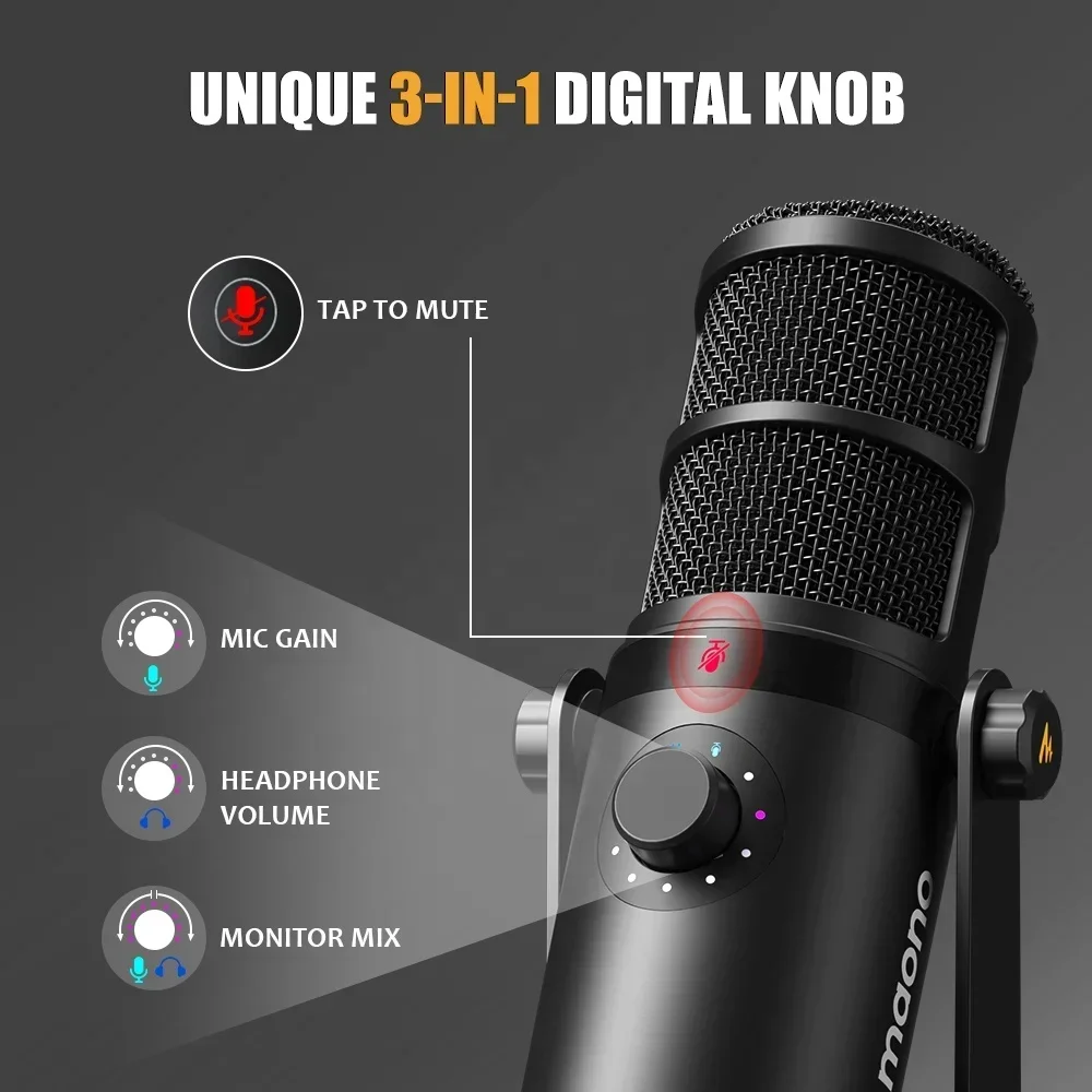 MAONO Dynamic Microphone XLR U - Gaming Controller ulasan dan harga