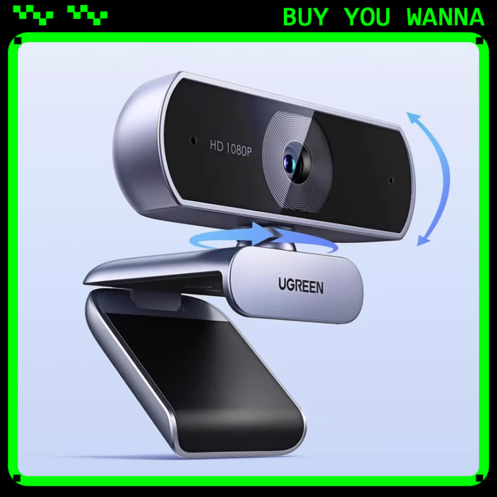 UGREEN 1080P/2K/4K Webcam with - Webcam 4K ulasan dan harga