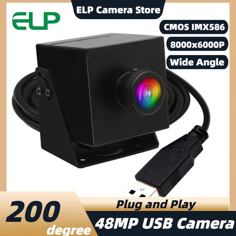 ELP 48MP 8K Ultra HD USB Camer - Webcam 4K ulasan dan harga