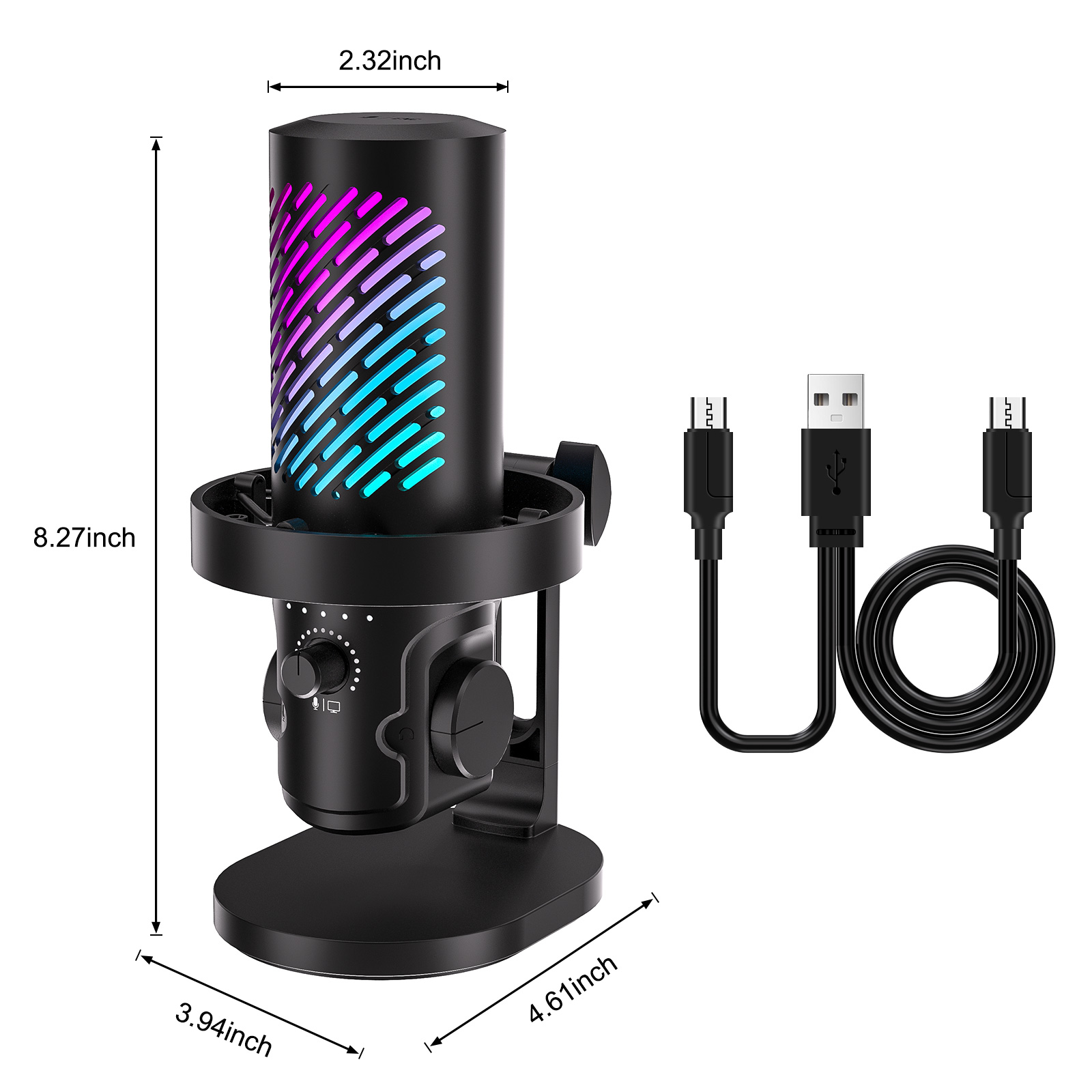 Tenlamp CG1 RGB USB Streaming  - Pc Gaming Youtube ulasan dan harga