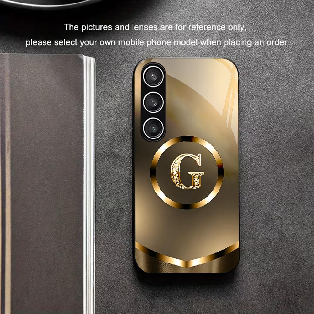 Letter G tempered glass phone  - Pc Case Tempered Glass ulasan dan harga