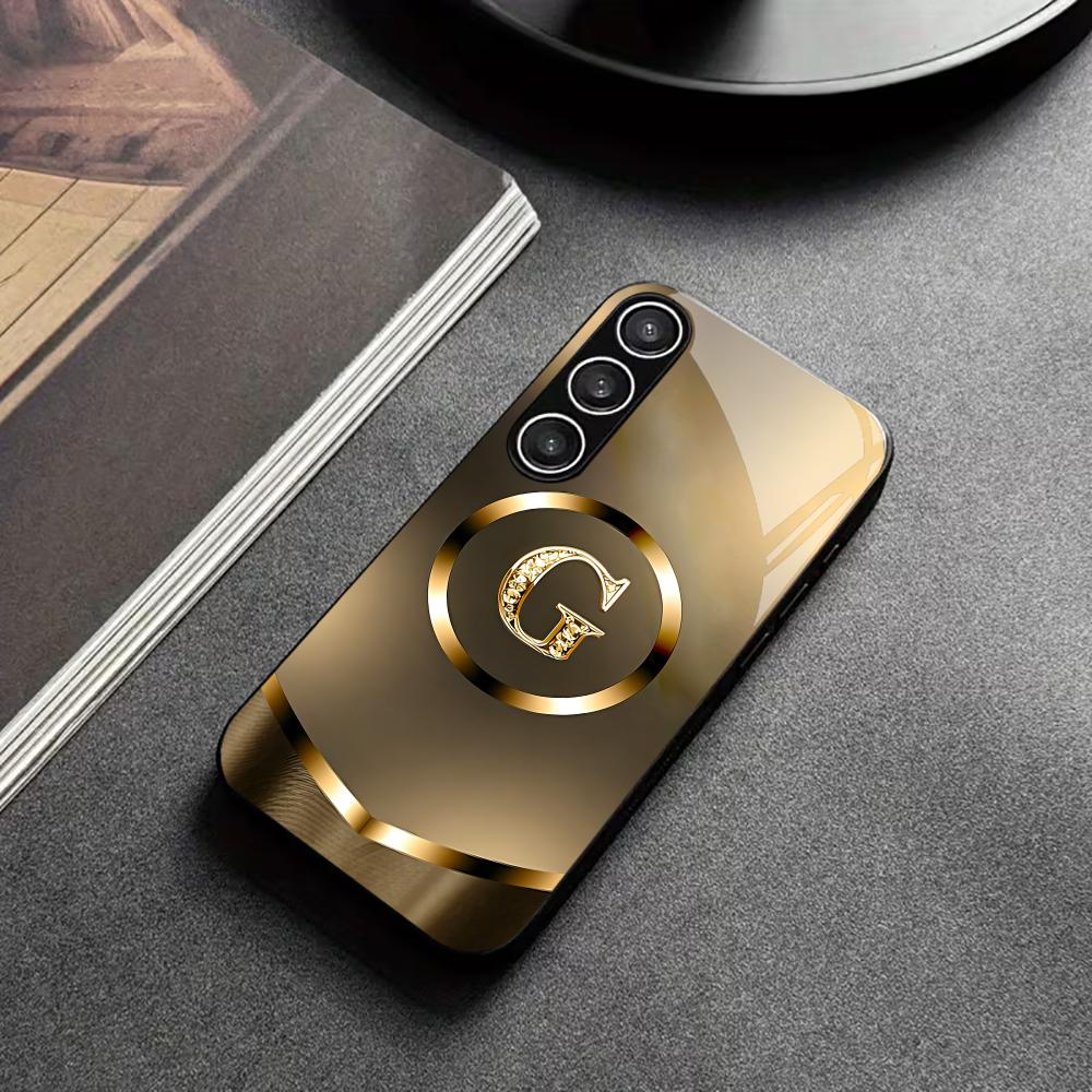Letter G tempered glass phone  - Pc Case Tempered Glass ulasan dan harga