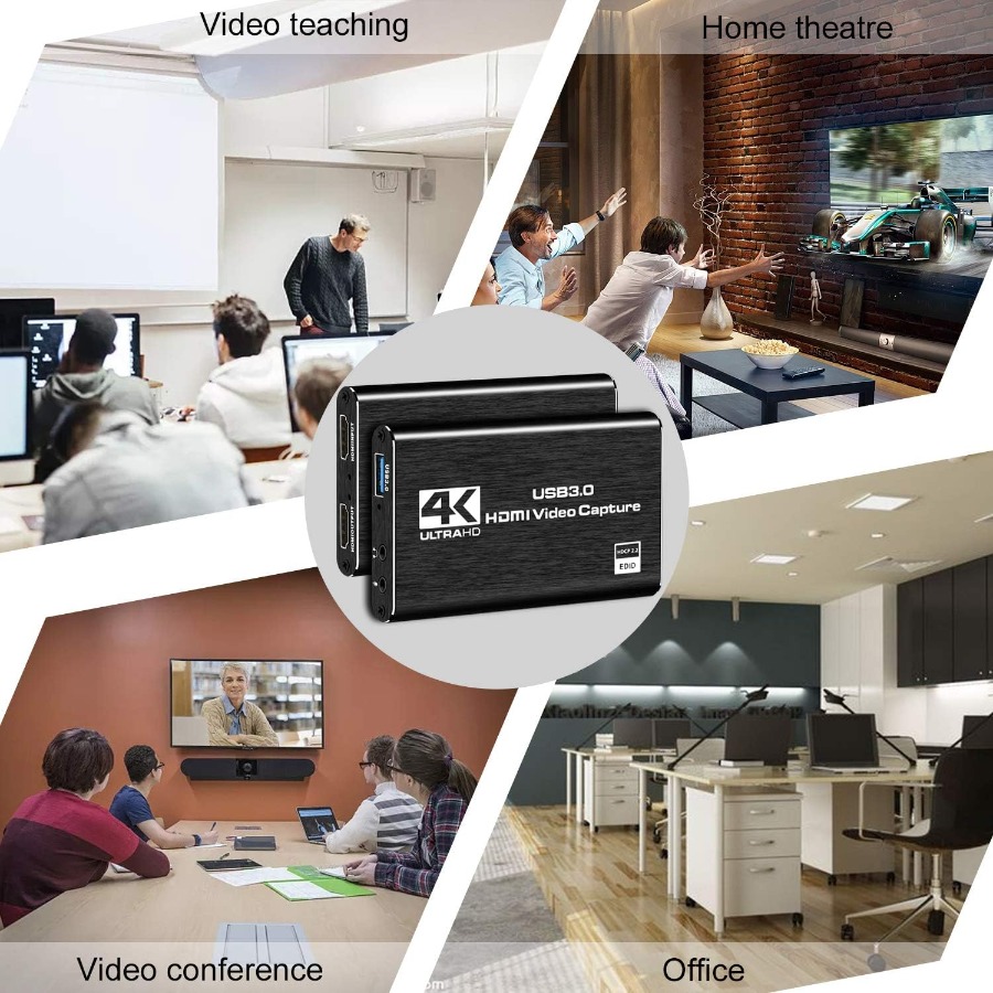 4K USB 3.0 Video Capture Card  - Sound Card Usb ulasan dan harga