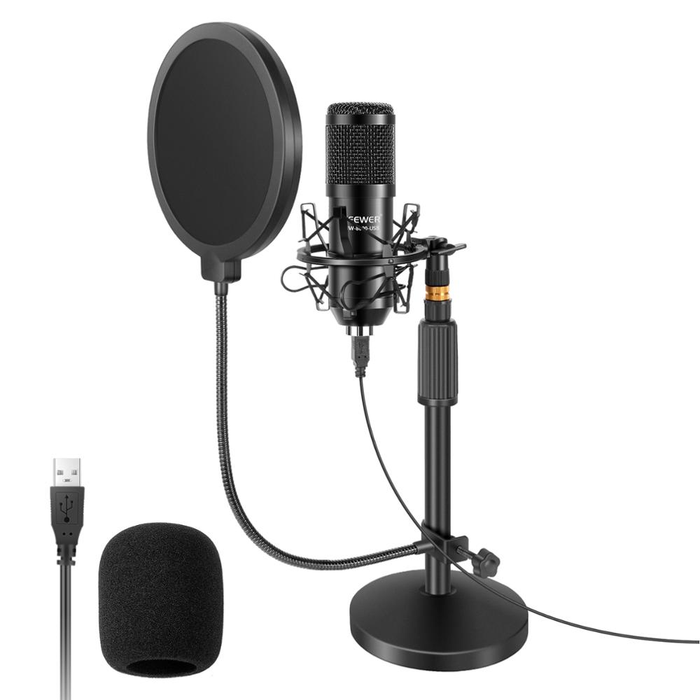 Neewer USB Microphone Kit-Plug - Pc Gaming Youtube ulasan dan harga