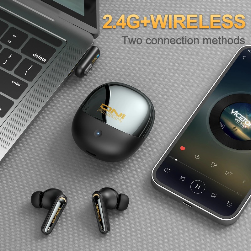 ONIKUMA TX610 Wireless Gaming  - Pc Gaming Earbuds ulasan dan harga