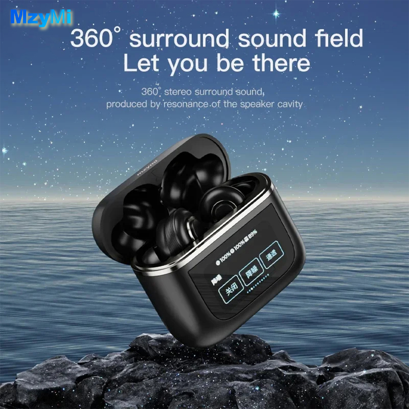 MZYMI Design ANC+ENC TWS V8 In - Pc Gaming Earbuds ulasan dan harga