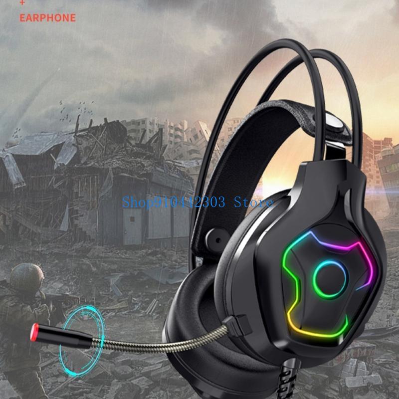 652F Headset for PC RGB LED St - Pc Gaming Earbuds ulasan dan harga