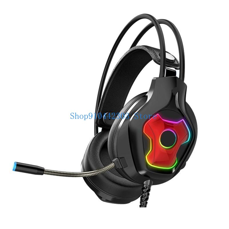 652F Headset for PC RGB LED St - Pc Gaming Earbuds ulasan dan harga