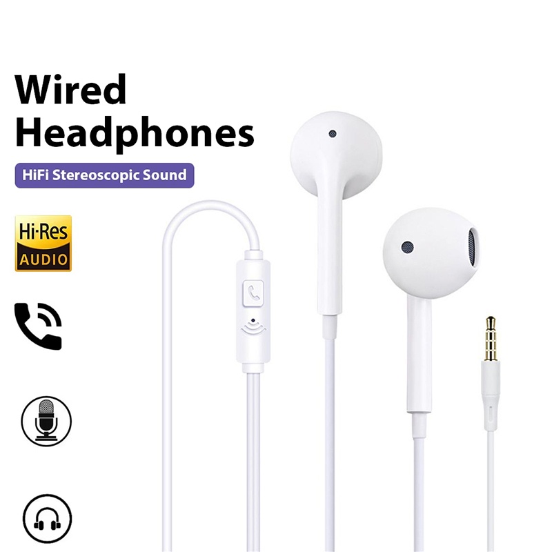 3.5mm Wired Earphone In Ear He - Pc Gaming Earbuds ulasan dan harga
