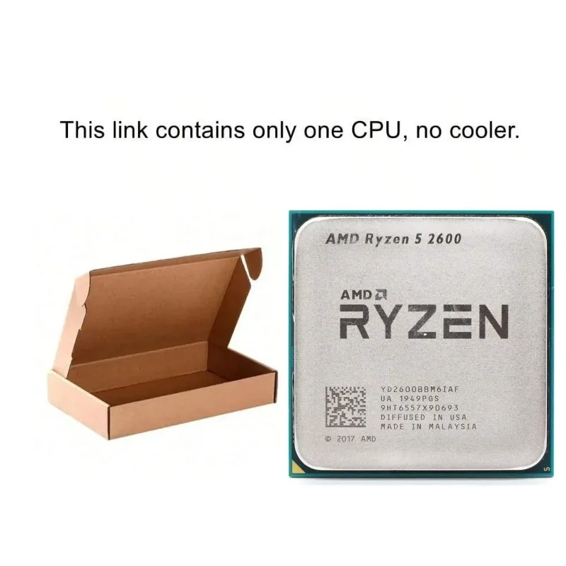 AMD Ryzen5 2600 AM4 Interface  - Pc Gaming Cpu ulasan dan harga