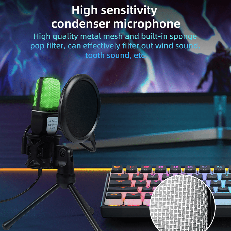 Gaming USB Microphone for PC C - Gaming Controller ulasan dan harga