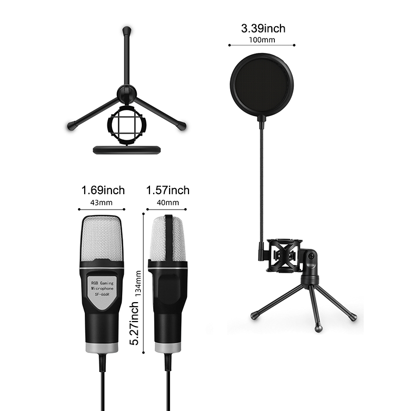 Gaming USB Microphone for PC C - Gaming Controller ulasan dan harga